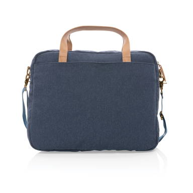 Impact AWARE™ 16 oz. recycled canvas laptoptas