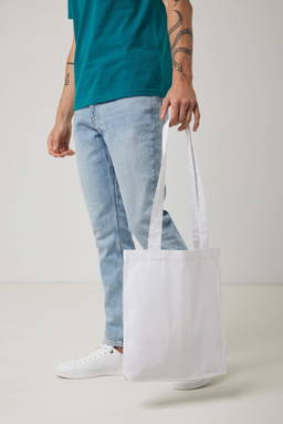 Impact AWARE™ gerecycled katoenen draagtas 330gsm