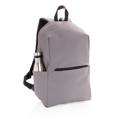 Smooth PU 15.6" laptop rugzak PVC-vrij