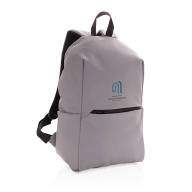 Smooth PU 15.6" laptop rugzak PVC-vrij