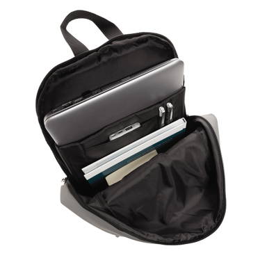 Smooth PU 15.6" laptop rugzak PVC-vrij