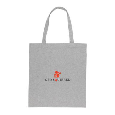 Impact AWARE™ gerecycled katoenen draagtas 145gsm