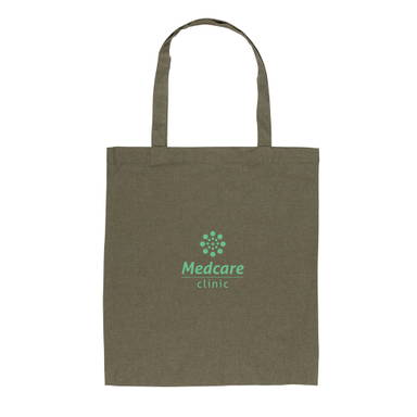 Impact AWARE™ gerecycled katoenen draagtas 145gsm