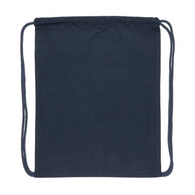 Impact AWARE™ gerecycled katoenen rugzak met trekkoord 145gr