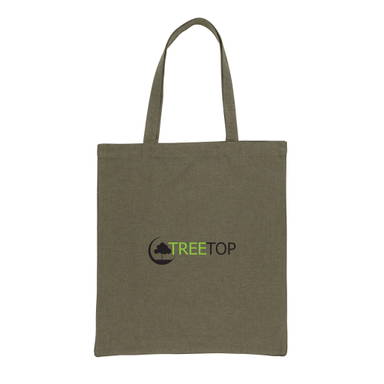 Impact AWARE™ gerecycled katoenen draagtas met bodem 145gsm