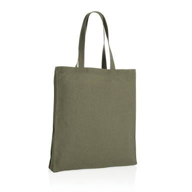 Impact AWARE™ gerecycled katoenen draagtas met bodem 145gsm
