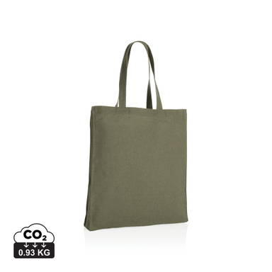 Impact AWARE™ gerecycled katoenen draagtas met bodem 145gsm