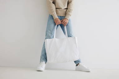 Impact AWARE ™ gerecycled katoenen shopper 145gsm