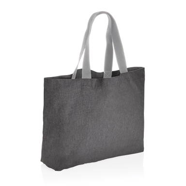 Impact Aware™ recycled canvas XL draagtas 240gsm ongeverfd
