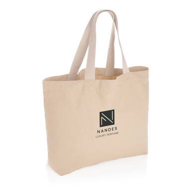 Impact Aware™ recycled canvas XL draagtas 240gsm ongeverfd
