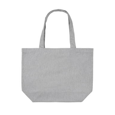 Impact Aware™ re-canvas shopper met vakje 240gsm ongeverfd