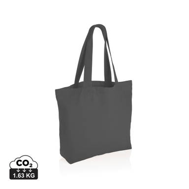 Impact Aware™ re-canvas shopper met vakje 240gsm ongeverfd