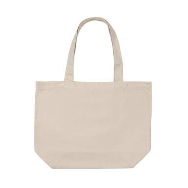 Impact Aware™ re-canvas shopper met vakje 240gsm ongeverfd