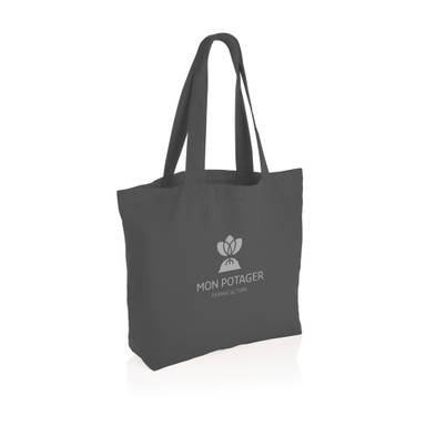 Impact Aware™ re-canvas shopper met vakje 240gsm ongeverfd