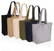 Impact Aware™ re-canvas shopper met vakje 240gsm ongeverfd