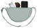 Crescent AWARE™ RPET halve maan sling bag