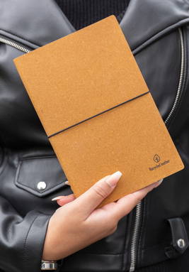 GRS A5 gerecycled lederen notitieboek