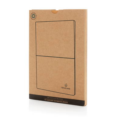 GRS A5 gerecycled lederen notitieboek