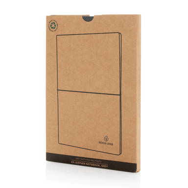 GRS A5 gerecycled lederen notitieboek