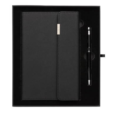Swiss Peak deluxe A5 notitieboek en pen set