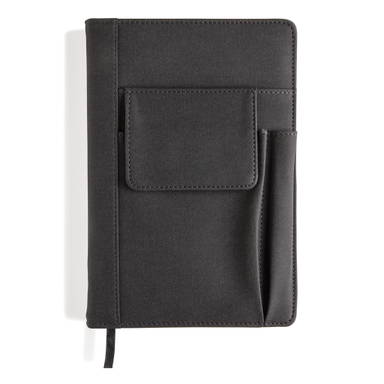 Notitieboek met vak voor telefoon