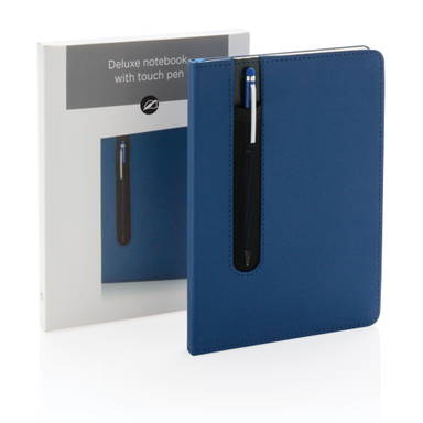 Standaard hardcover PU A5 notitieboek met stylus pen