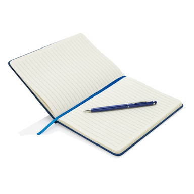 Standaard hardcover PU A5 notitieboek met stylus pen