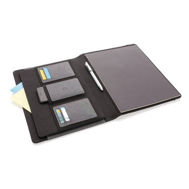 Gerecycled lederen portfolio A4