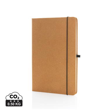GRS Gerecycled lederen hardcover notitieboek A5