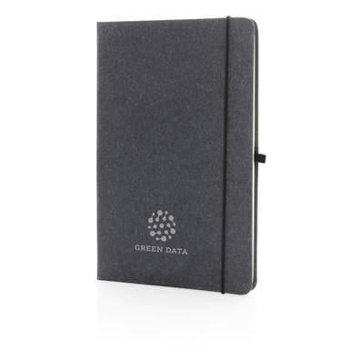 GRS Gerecycled lederen hardcover notitieboek A5