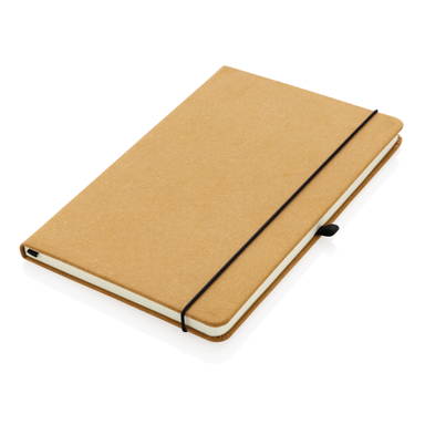 GRS Gerecycled lederen hardcover notitieboek A5