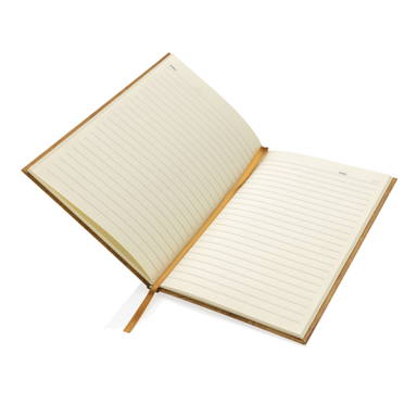 Kavana notitieboek met houtprint A5