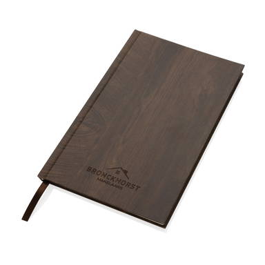 Kavana notitieboek met houtprint A5