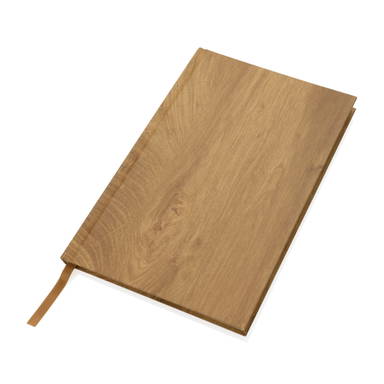 Kavana notitieboek met houtprint A5