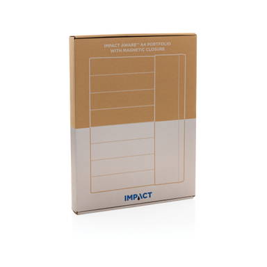 Impact Aware™ A4 portfolio met magnetische sluiting