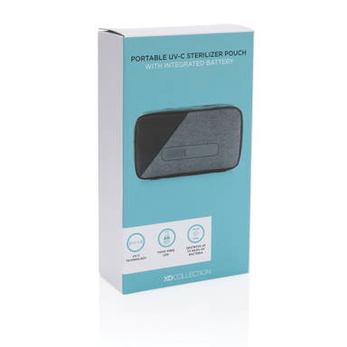 Draagbare UV-C sterilisatie pouch met geïntegreerde batterij