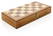 Luxe houten opvouwbaar schaakspel