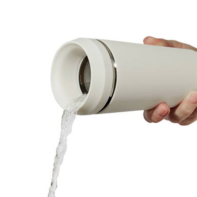 Topl Recycled RVS To Go beker gepatenteerd 360 Lid 354ml