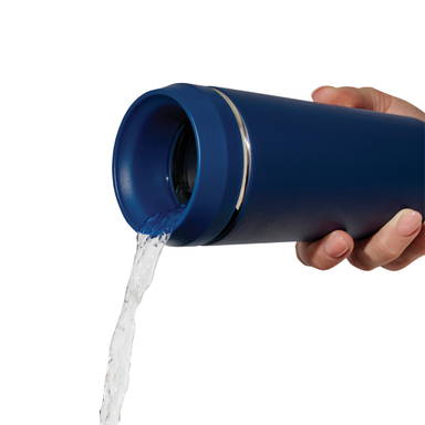 Topl Recycled RVS To Go beker gepatenteerd 360 Lid 354ml