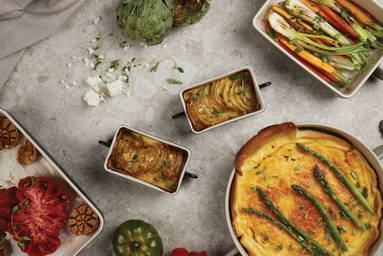 VINGA Monte neu mini ovenschaaltjes, set van 2 stuks