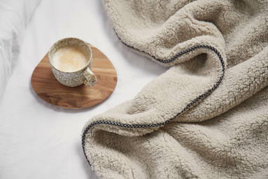 VINGA Maine GRS recycled polyester dubbellaags deken