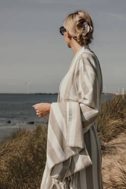 VINGA Ornos GRS katoenen hamam badjas L/XL