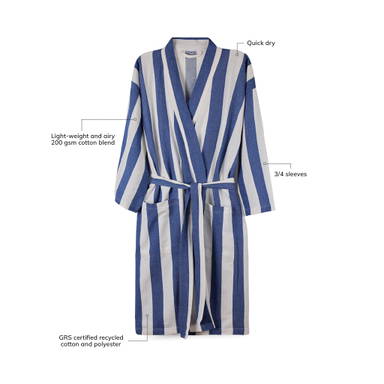 VINGA Ornos GRS katoenen hamam badjas L/XL