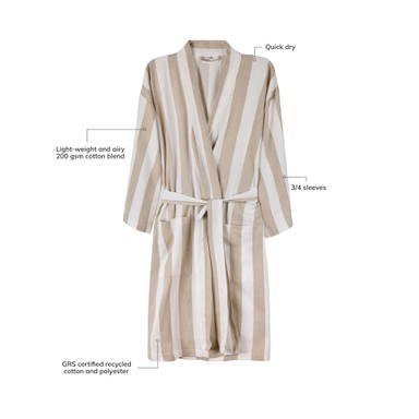 VINGA Ornos GRS katoenen hamam badjas L/XL