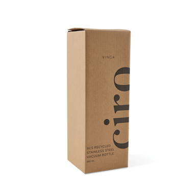 VINGA Ciro RCS gerecycled RVS vacuümfles 580ML