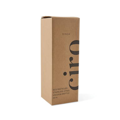 VINGA Ciro RCS gerecycled RVS vacuümfles 580ML