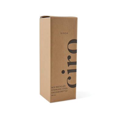 VINGA Ciro RCS gerecycled RVS vacuümfles 580ML