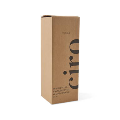 VINGA Ciro RCS gerecycled RVS vacuümfles 580ML
