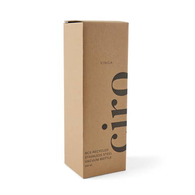 VINGA Ciro RCS gerecycled RVS vacuum fles 800ML