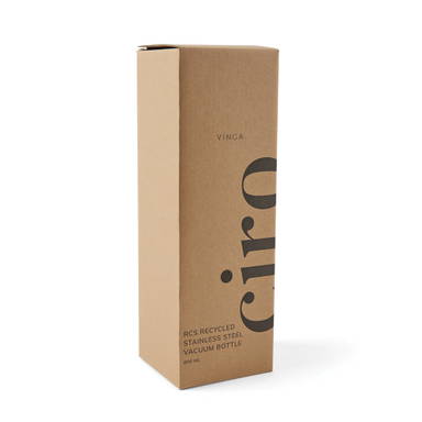 VINGA Ciro RCS gerecycled RVS vacuum fles 800ML